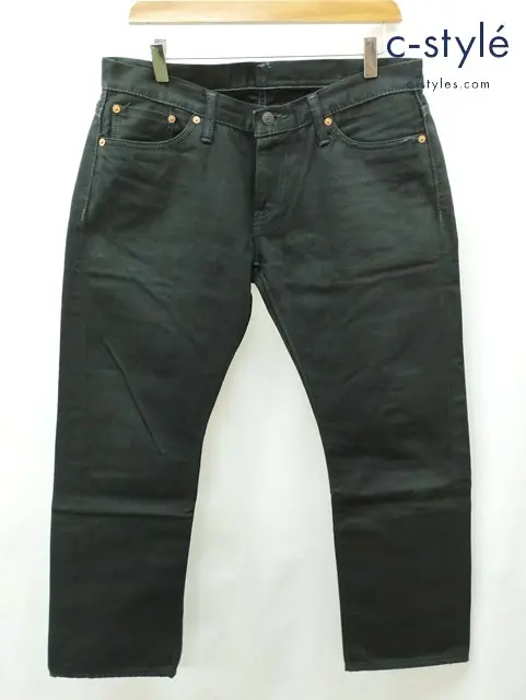 R.J.B. アールジェイビー デニムパンツ 34 ブラック THE FLAT HEAD D103BK