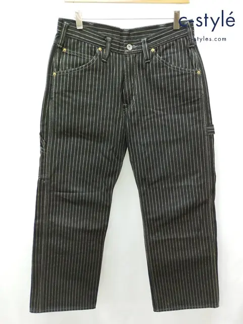 IRON HEART アイアンハート エンジニアペインターパンツ 33 ブラック系 814 12oz ウォバッシュ
