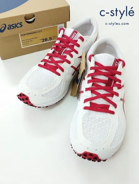 asics アシックス ランニングシューズ 26.5cm ホワイト ソーティマジック SORTIEMAGIC LT2 1013A128