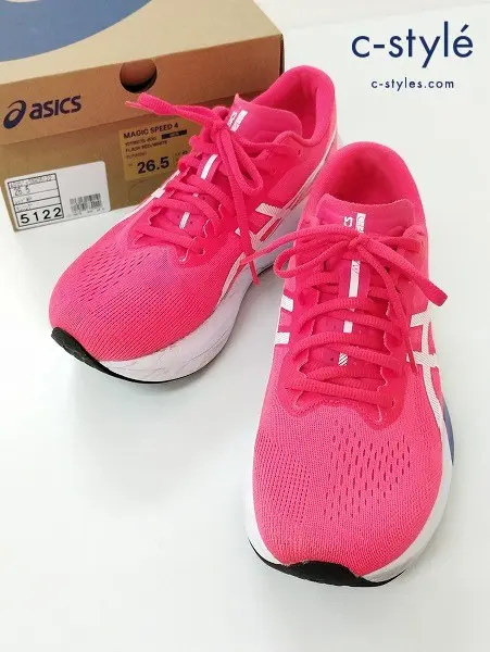 asics アシックス ランニングシューズ 26.5cm レッド系 マジックスピード MAGIC SPEED 4 1011B875