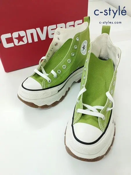 CONVERSE コンバース ハイカットスニーカー 27cm グリーン系 ALLSTAR トレックウェーブ 1SE007  