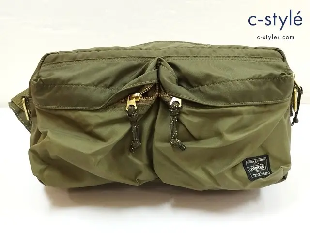 PORTER ポーター ウエストバッグ カーキ 2WAY WAIST BAG 吉田カバン