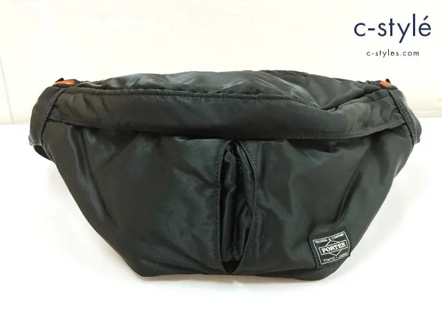 PORTER ポーター ウエストバッグ ブラック WAIST BAG 吉田カバン