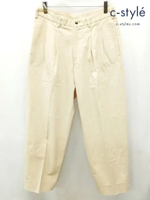HEUGN ユーゲン パンツ 1 ベージュ George TROUSER006 綿100％ 日本製