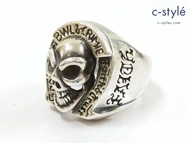BILL WALL LEATHER×CRIMIE ビルウォールレザー×クライミー リング シルバー BW Skull Horseshoe Ring