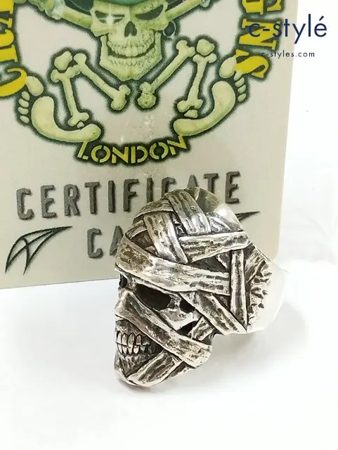 CRAZY PIG DESIGNS クレイジーピッグデザインズ リング シルバー TOMB RAIDER SKULL RING 862 925