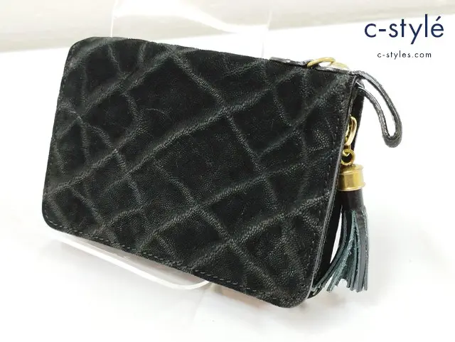 KC’s ケイシイズ 財布 ブラック エレファントレザー