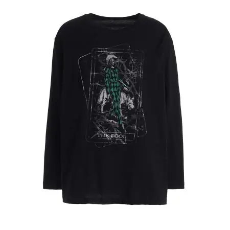 Yohji Yamamoto(ヨウジヤマモト) JERSEY THE FOOL T-SHIRT GW-T75-070-2-03