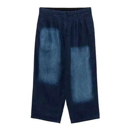 Yohji Yamamoto(ヨウジヤマモト) SPOTTED DENIM 12 TUCKS PANTS MW-P50-019-1-02