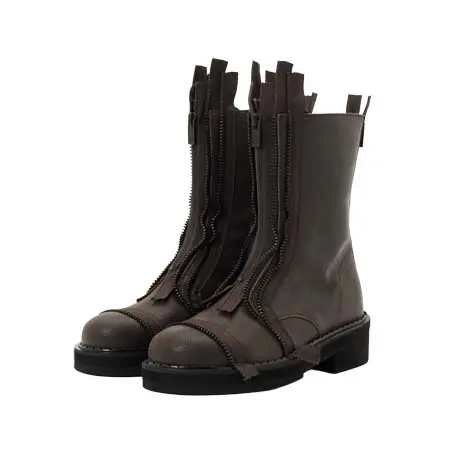 Yohji Yamamoto(ヨウジヤマモト) VINTAGE LEATHER ZIP BOOTS YW-E03-710-1-03