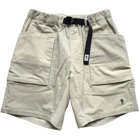 8G SHOOT(エイジシュート) ゴルフウェア SWICTHING PATTERN CORDUROY SHORT PANTS -IVORY- 8G25-006