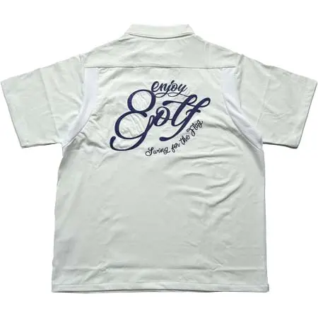 8G SHOOT(エイジシュート) ゴルフウェア 8G BOWLING SHIRT -WHITE- 8G25-010