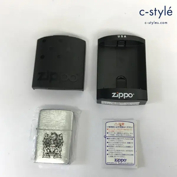 ZIPPO ジッポー オイルライター VAN JAC ロゴ シルバー ’06