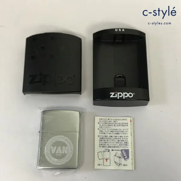 ZIPPO ジッポー オイルライター VAN JAC for the young and the young-at-heart VAN JACKET シルバー ’05