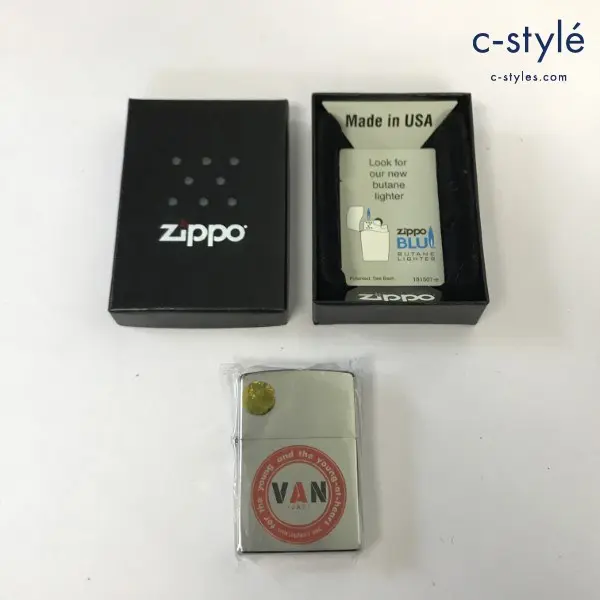 ZIPPO ジッポー オイルライター VAN JAC for the young and the young-at-heart VAN JACKET シルバー ’11