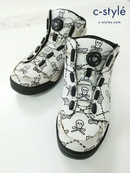 MARK & LONA×gravis マーク＆ロナ×グラビス スニーカー 26.0cm ホワイト 15901 ゴルフシューズ