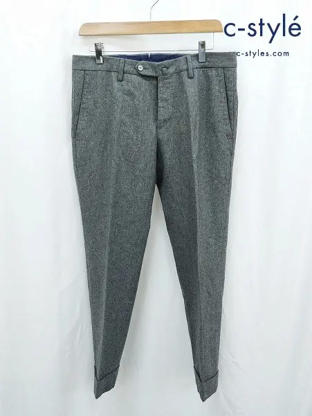 BEAMS F×PT01 ビームスエフ×ピーティーゼロウーノ パンツ 46 グレー SUPER 110’S EVO-F FIT