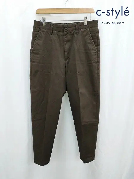 Steven Alan スティーブンアラン パンツ S ブラウン 8114-219-0270 綿100％ 日本製