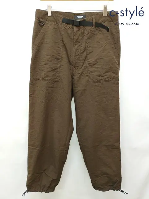 UNDERCOVER アンダーカバー パンツ 3 ブラウン 裾2連ジップ UC1B4506-1 日本製
