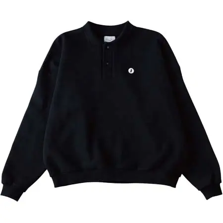 ELECTRIC(エレクトリック) ゴルフウェア DAD SILHOUETTE L/S POLO – BLACK