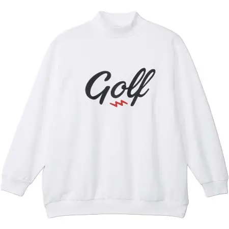 ELECTRIC(エレクトリック) ゴルフウェア GOLF LOGO MOCK NECK SWEAT – WHITE