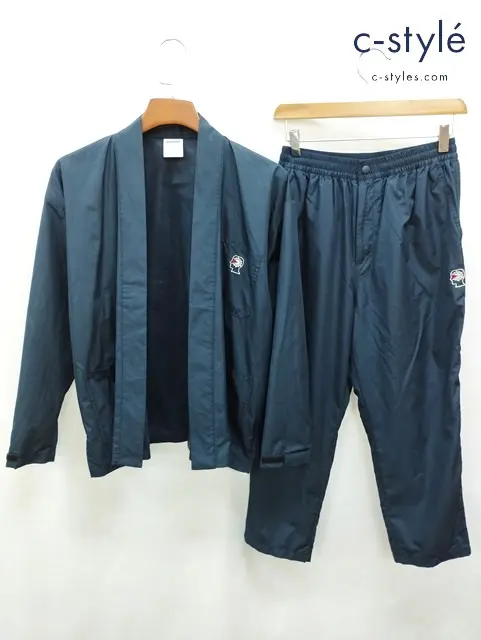 Reebok×Brain Dead リーボック×ブレインデッド ジャケット パンツ M ネイビー セットアップ DP2186