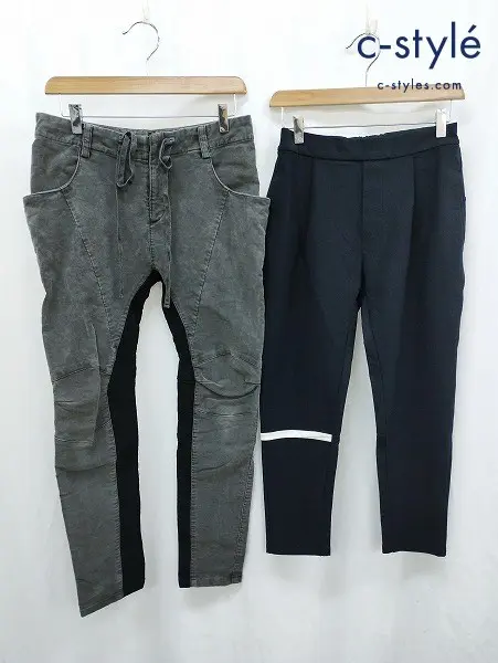 bajra バジュラ パンツ 2 ブラック グレー系 レディース 計2点