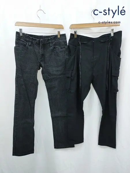 bajra バジュラ デニムパンツ パンツ 1 ブラック 日本製 レディース