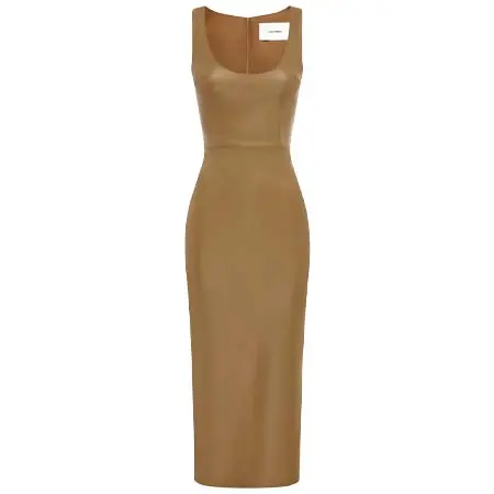 アレックス ペリー(Alex Perry)   Scoop Singlet Dress in Leather