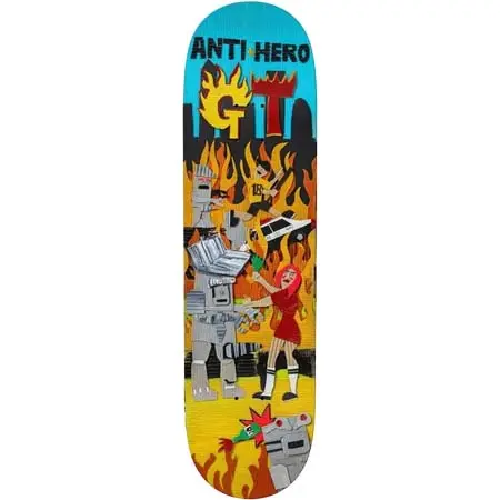 アンタイヒーロー(ANTIHERO) スケートボード 用品 デッキ TAYLOR KENJI GOTO DECK