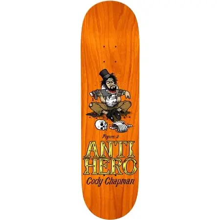 アンタイヒーロー(ANTIHERO) スケートボード 用品 デッキ CODY CHAPMAN EAT THE RICH DECK