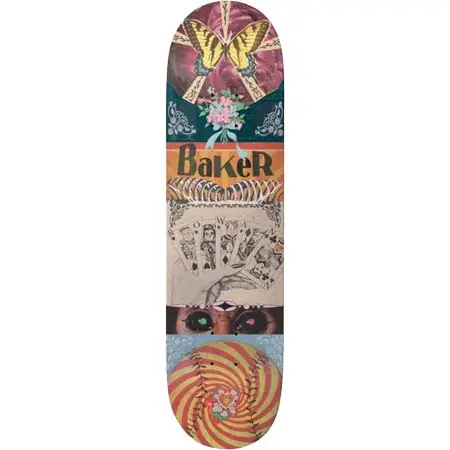 ベイカー(BAKER) スケートボード 用品 デッキ ROWAN ZORILLA EPHEMERA DECK 8.125