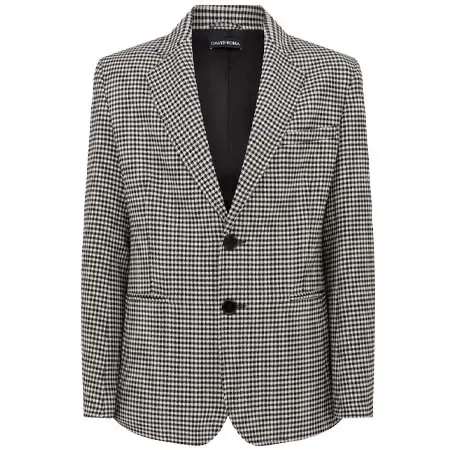 デヴィッド コーマ(DAVID KOMA)   SINGLE BREASTED HOUNDSTOOTH JACKET