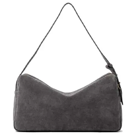 エレメ(ELLEME)   Trousse Large Suede Grey