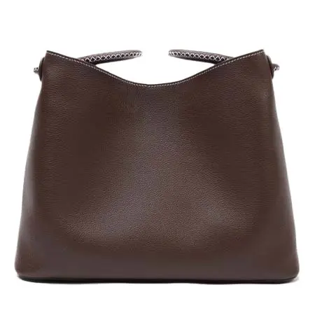 エレメ(ELLEME)   New Vosges ペブルドレザー ダークブラウン