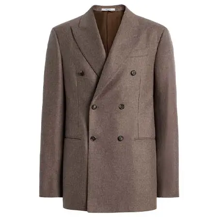ガブリエラ ハースト(Gabriela Hearst)   Angelo Jacket in Walnut Wool Cashmere Flannel