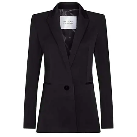 ガルヴァン ロンドン(Galvan London)   Sculpted Blazer – Black