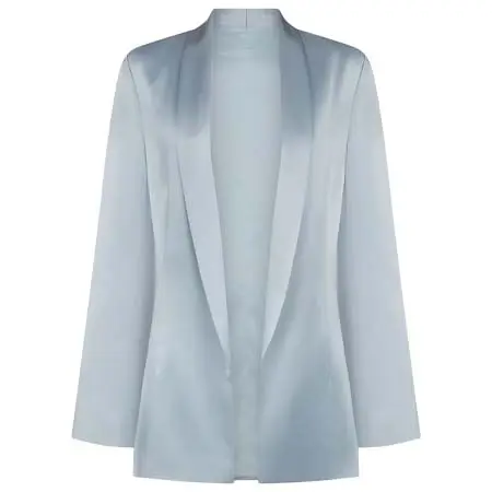 ガルヴァン ロンドン(Galvan London)   Julianne Satin Blazer – Dove Blue