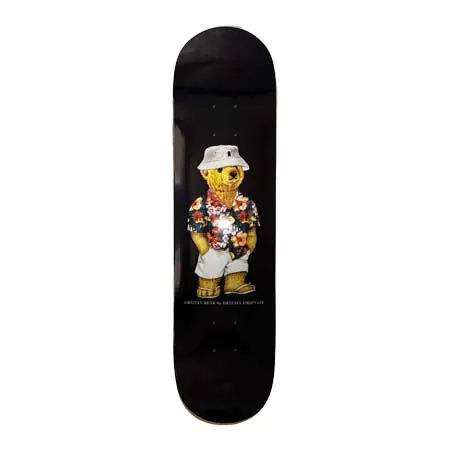 グリズリー(GRIZZLY) スケートボード 用品 デッキ HAMPTONS BEAR 8.0