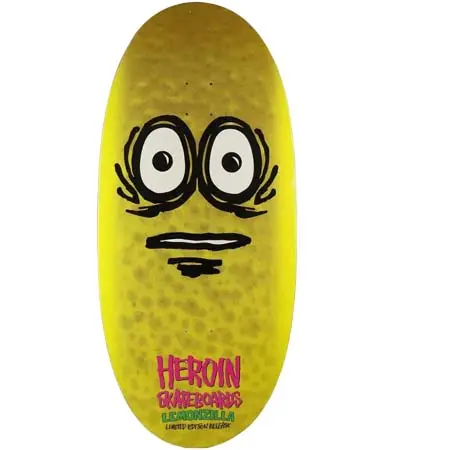 ヘロイン(HEROIN) スケートボード 用品 デッキ LEMONZILLA DECK 13.5