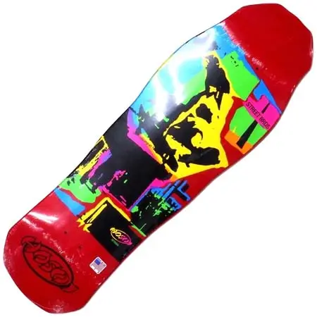 ホソイ(HOSOI) スケートボード 用品 デッキ POP ART 87 RED 10.0