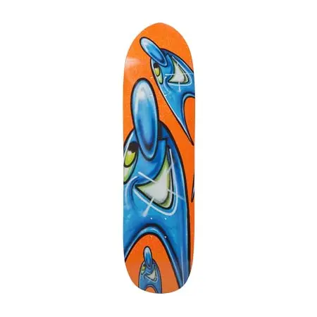 ハフ(HUF) スケートボード 用品 KENNY SCHARF KARBOMBZ ORANGE CRUISER DECK