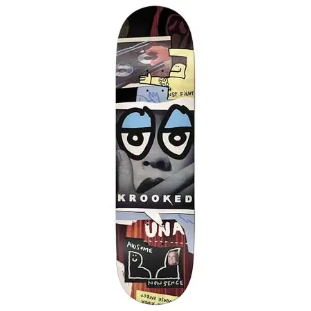 クルキッド(KROOKED) スケートボード 用品 デッキ UNA NONSENCE 8.28