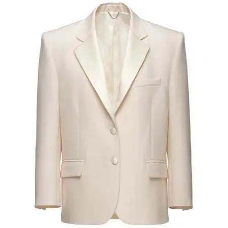 マグダ ブトリム(Magda Butrym)   Single-breasted tuxedo blazer in ivory