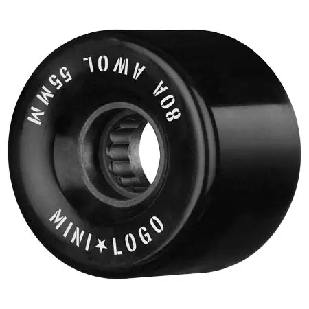 ミニロゴ(MINI LOGO) スケートボード 用品 ウィール 55mm A.W.O.L 80A SKATEBOARD WHEELS 4個セット