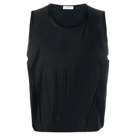 ミュグレー(MUGLER) アパレル(洋服)  ラウンドネック ノースリーブ トップ