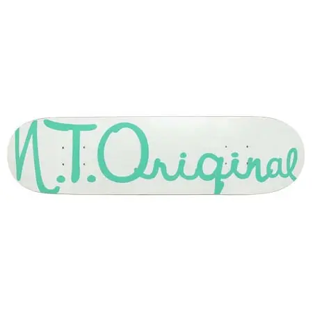エヌティーオリジナル(NT ORIGINAL) スケートボード 用品 デッキ TEAM LOGO GLOW IN THE DARK 7.75