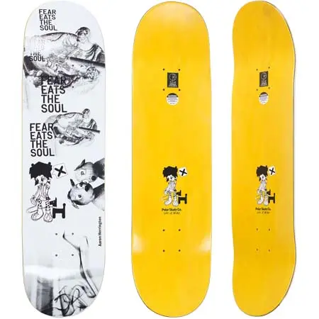 ポーラースケートカンパニー(Polar Skate Co.) スケートボード 用品 デッキ AARON HERRINGTON – FEAR EATS THE SOUL – 8.125