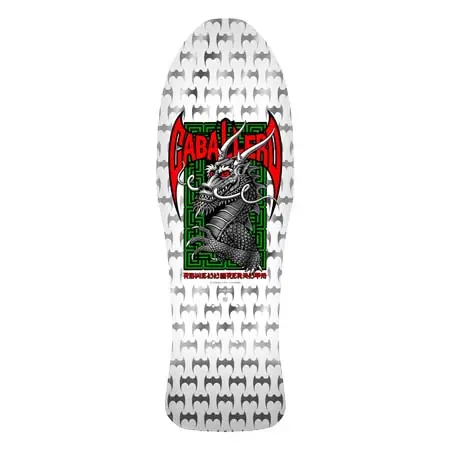 パウエルペラルタ(POWELL PERALTA) スケートボード 用品 デッキ BONES BRIGADE STEVE CABALLERO SERIES 17 REISSUE DECK WHITE 10.0