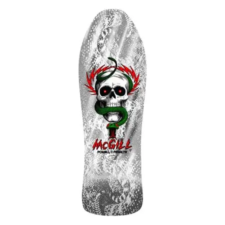 パウエルペラルタ(POWELL PERALTA) スケートボード 用品 デッキ BONES BRIGADE MIKE MCGILL SERIES 17 REISSUE DECK WHITE 9.88